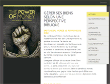 Tablet Screenshot of power-of-money.org